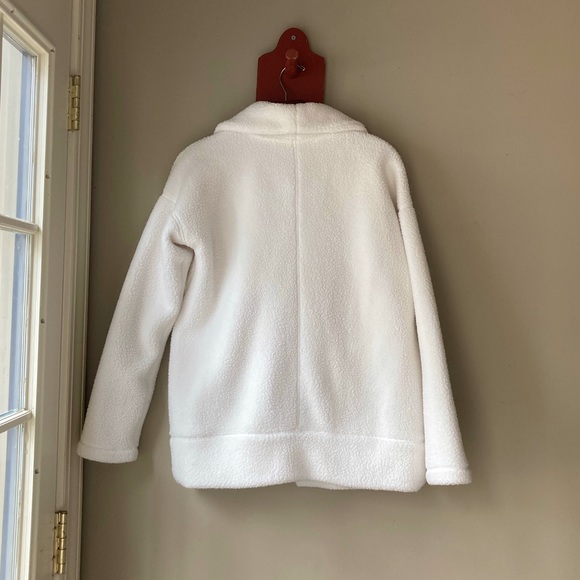 Vineyard Vines Sherpa Marshmallow Open Front Cardigan S - Picture 5 of 12